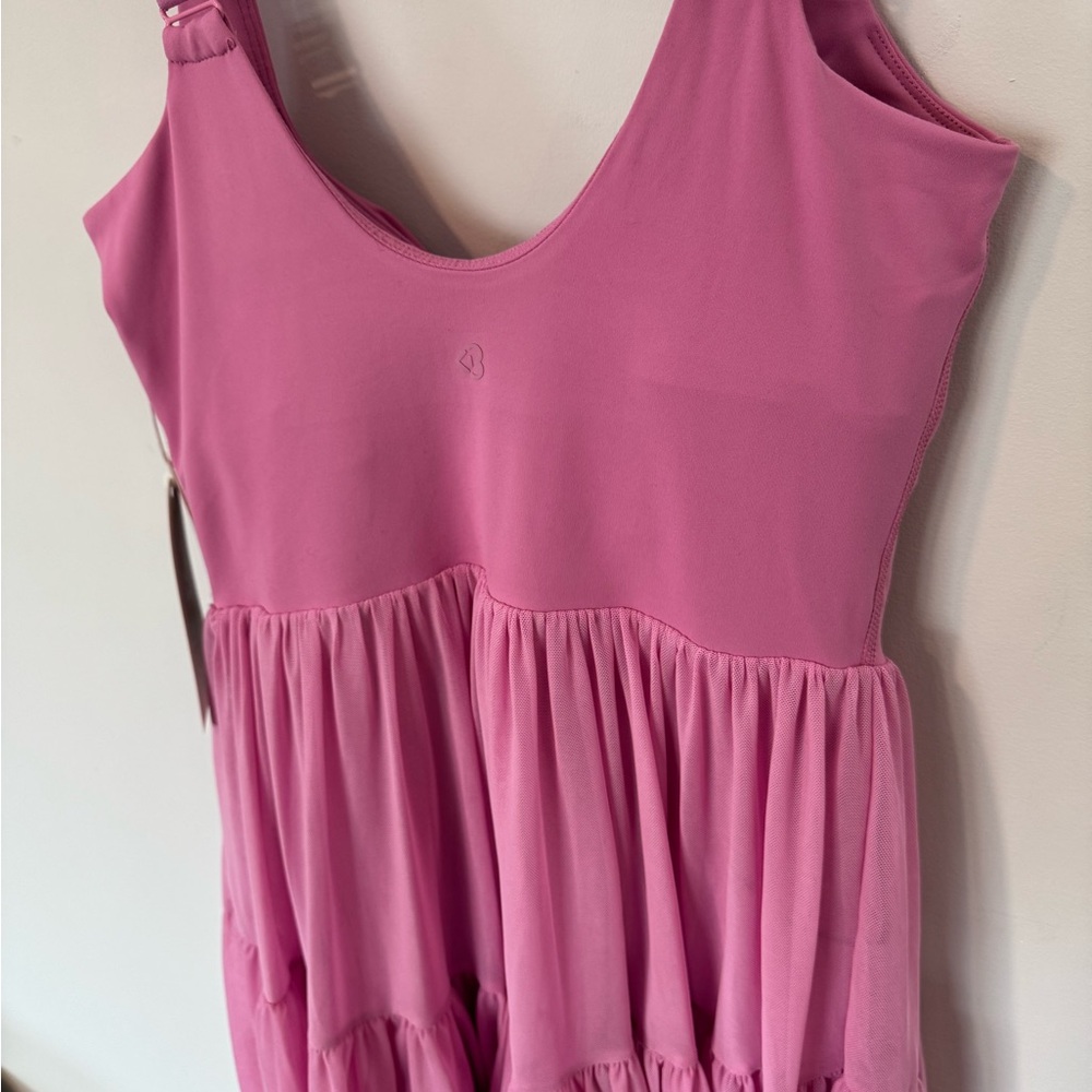 Blogilates Women's Sweetheart Babydoll Dress, Pink, NWT - Picture 11 of 15